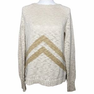 RIP CURL Chevron Cotton Blend Chunky Knit Sweater